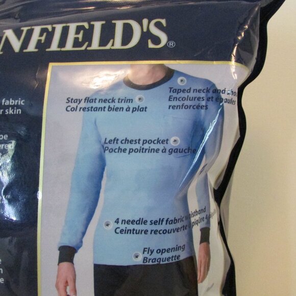 NEW Stanfield's Polo Pajama set blue, Men's size XL - Picture 7 of 13